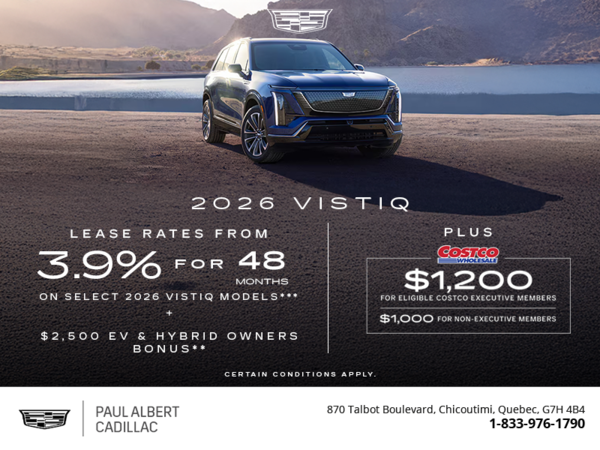 2026 Cadillac Vistiq