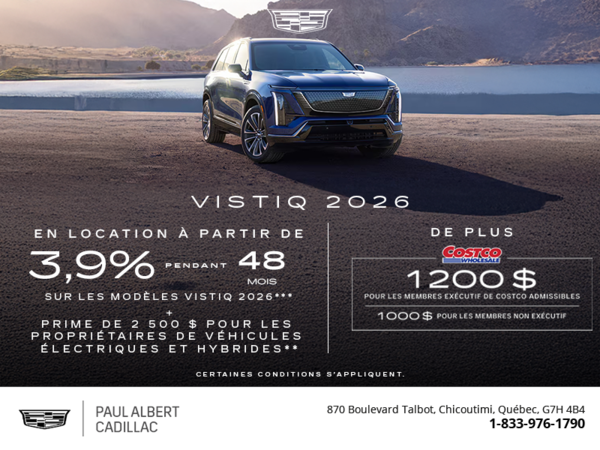 Cadillac Vistiq 2026