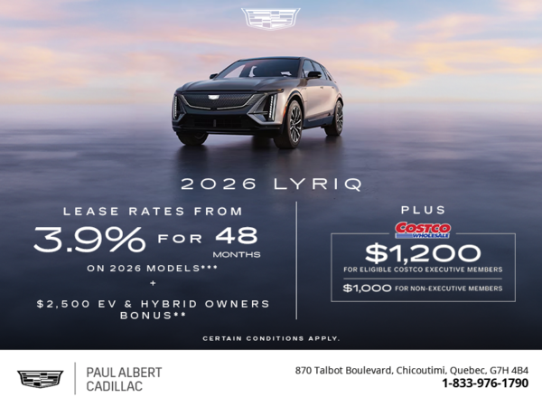 2026 Cadillac Lyriq