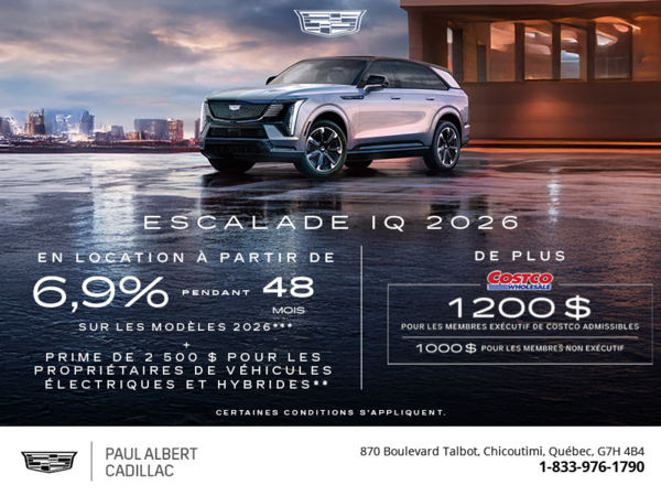 Cadillac Escalade IQ 2026