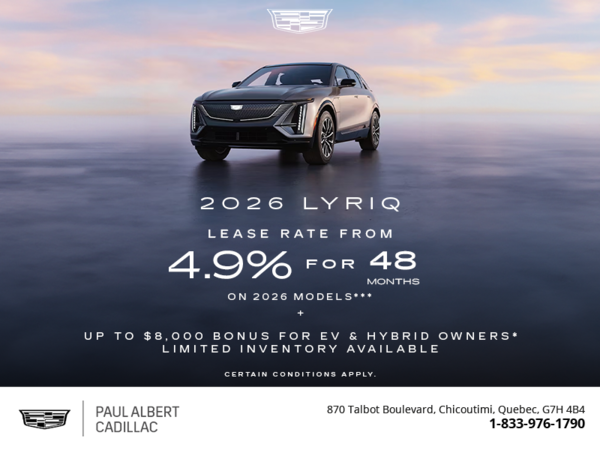 2026 Cadillac  Lyriq