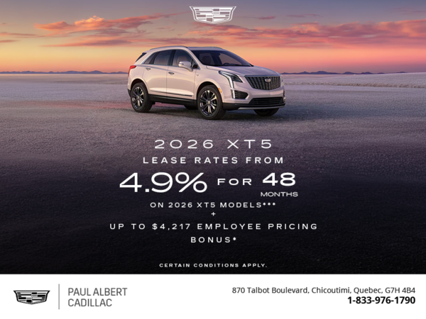 2026 Cadillac XT5