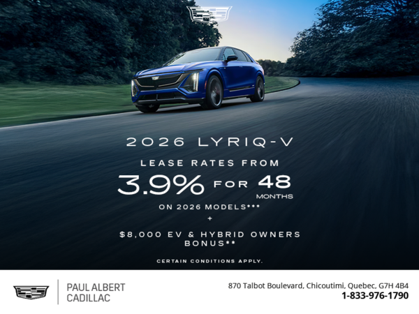 2026 Cadillac Lyriq-V