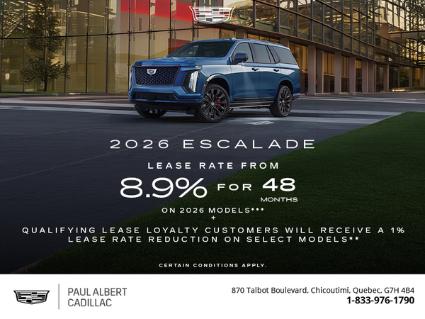 2026 Cadillac Escalade