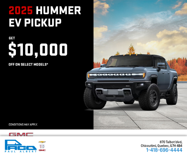 The 2025 GMC Hummer EV SUV