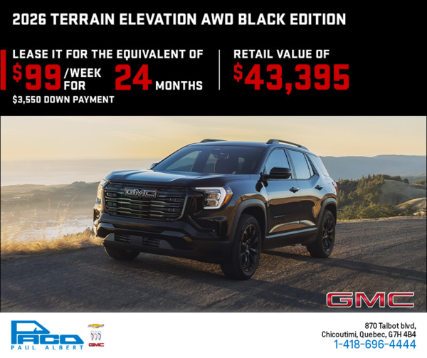 The 2026 GMC Terrain