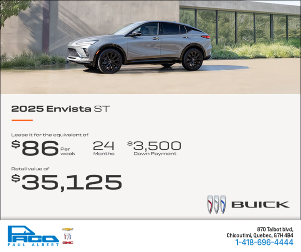 Get the 2025 Buick Envista
