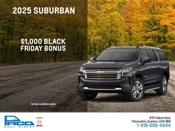 Get the 2025 Chevrolet Suburban