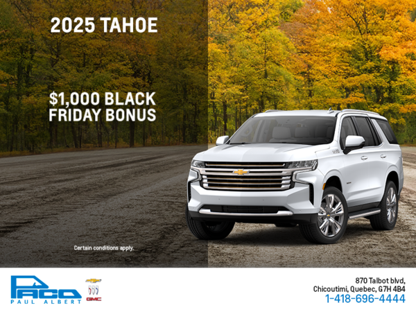 Get the 2025 Chevrolet Tahoe