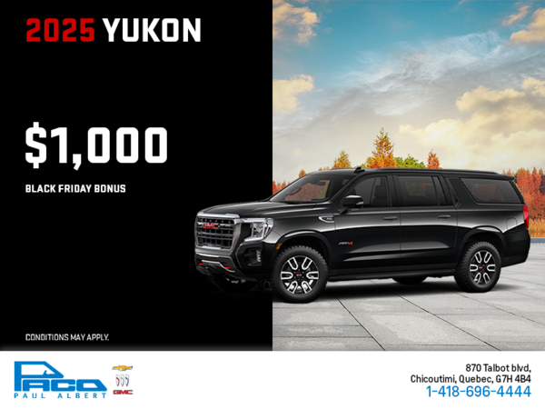 The 2025 GMC Yukon