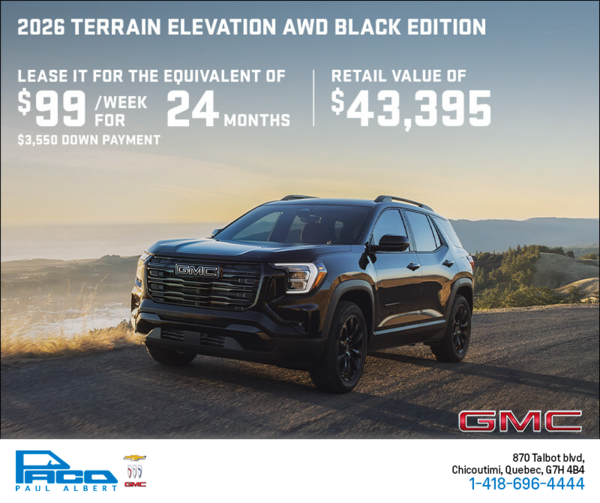 The 2026 GMC Terrain