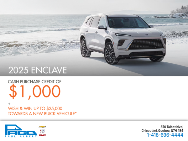 Get the 2025 Buick Enclave