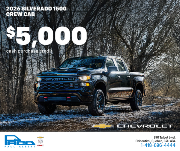 Get the 2026 Chevrolet Silverado 1500