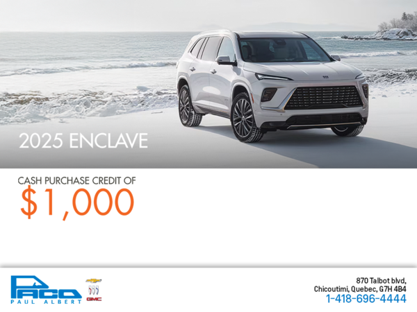Get the 2025 Buick Enclave