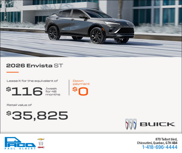 Get the 2026 Buick Envista