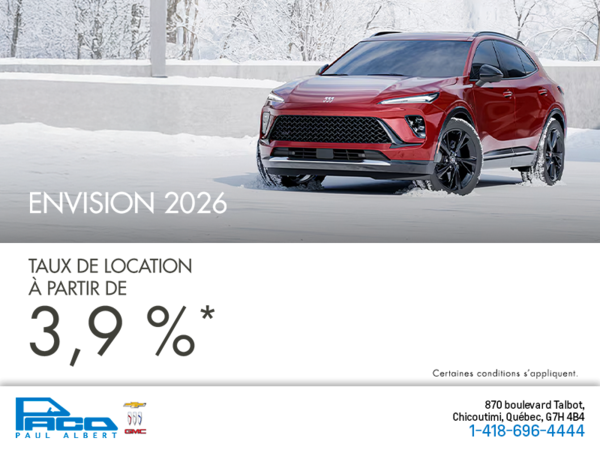 Procurez-vous la Buick Envision 2026