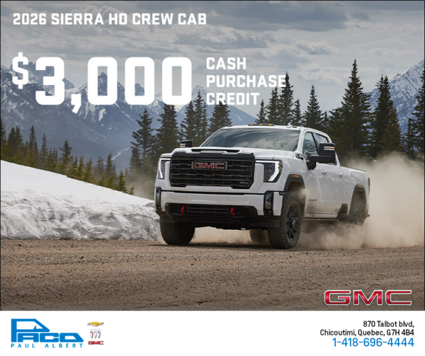 The 2026 GMC Sierra HD Crew Cab
