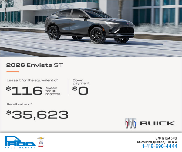 Get the 2026 Buick Envista