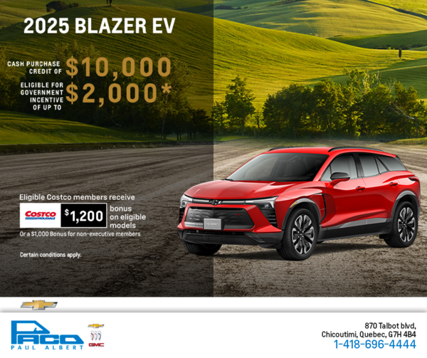 Get the 2025 Chevrolet Blazer EV
