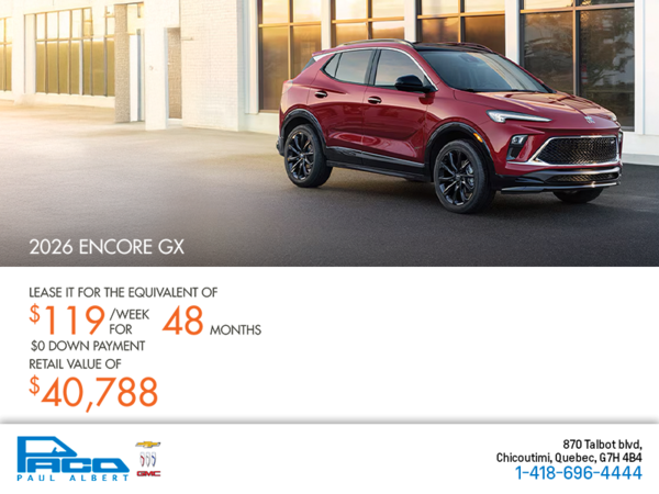 Get the 2026 Buick Encore GX