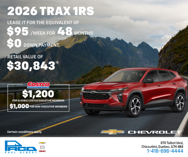 Get the 2026 Chevrolet Trax