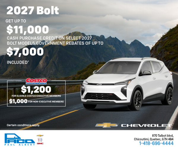 Get the 2027 Chevrolet Bolt