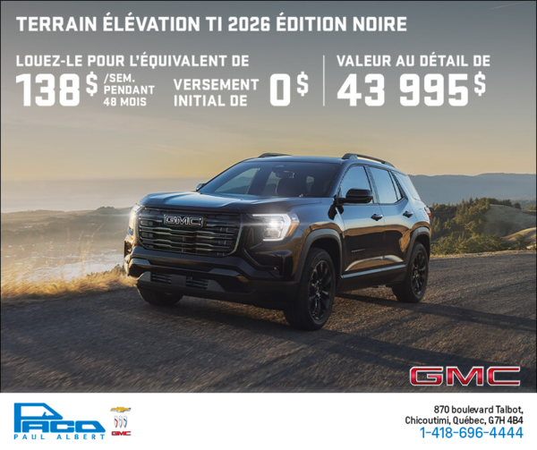 Le GMC Terrain 2026