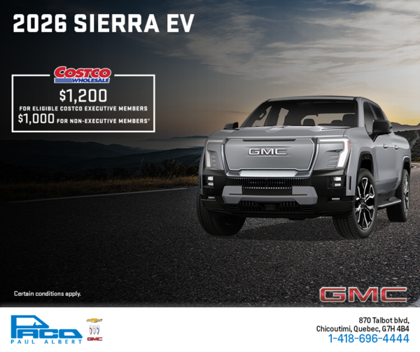 The 2026 GMC Sierra EV
