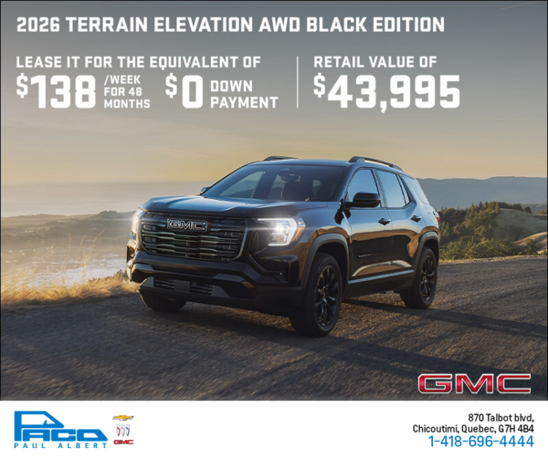 The 2026 GMC Terrain