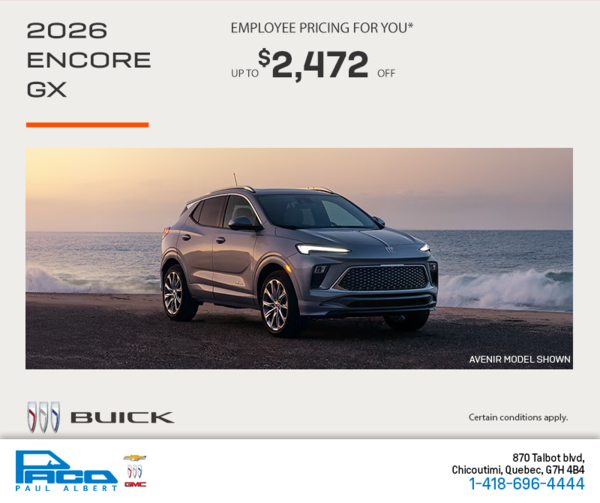 Get the 2026 Buick Encore GX