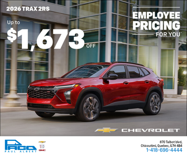 The 2026 Chevrolet Trax