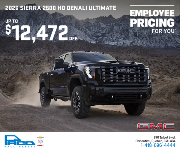 The 2026 GMC Sierra 2500 HD