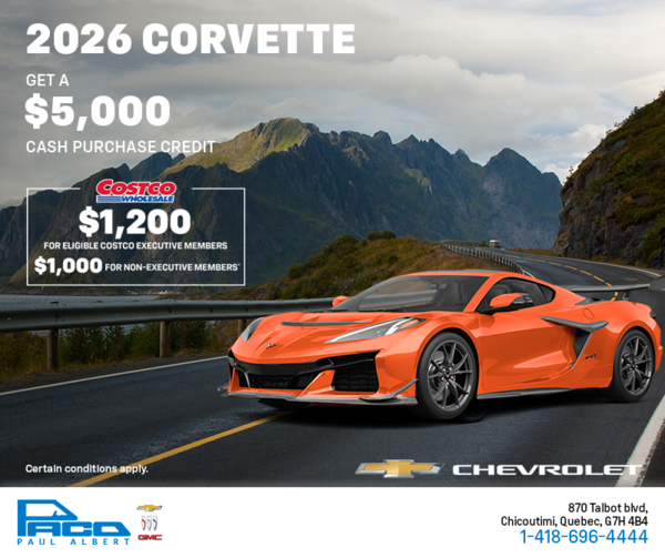 Get the 2026 Chevrolet Corvette