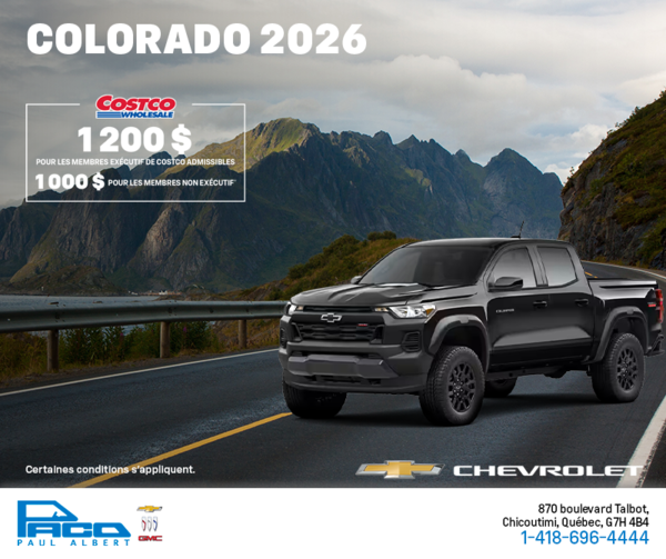 Le Chevrolet Colorado 2026