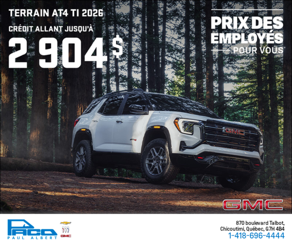 Le GMC Terrain 2026