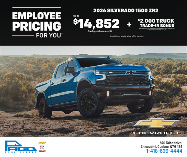 The 2026 Chevrolet Silverado 1500 ZR2