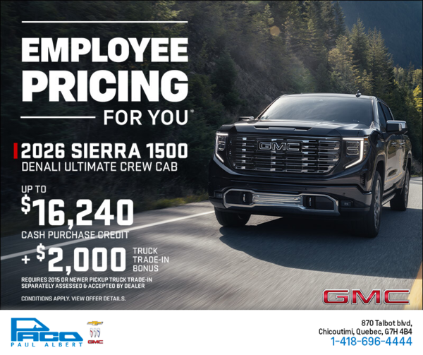 The 2026 GMC Sierra 1500 Denali Ultimate