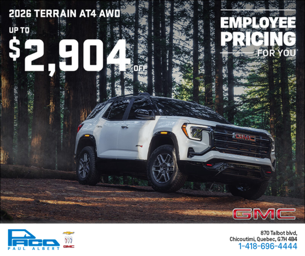 The 2026 GMC Terrain