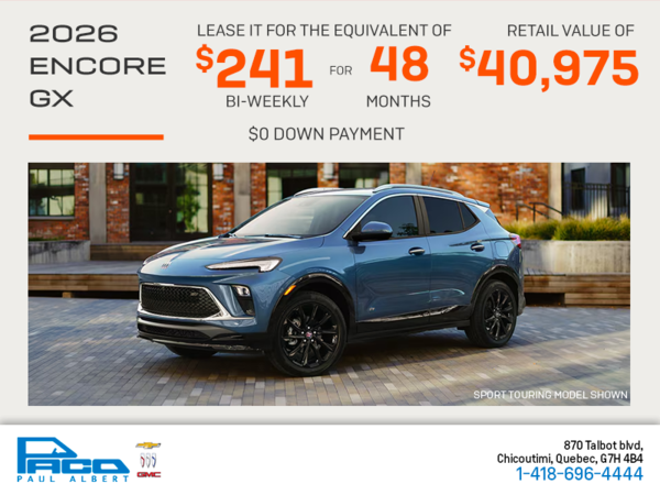 2026 Buick Encore GX