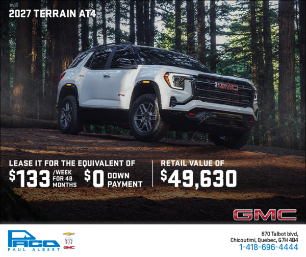 The 2027 GMC Terrain AT4