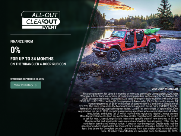 Get the 2026 Jeep Wrangler!