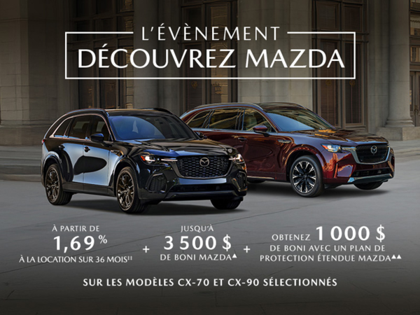 L'événement Découvrez Mazda