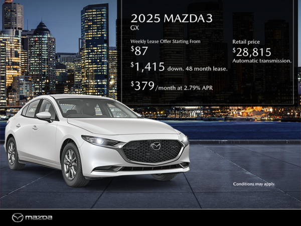 Get the 2025 Mazda3