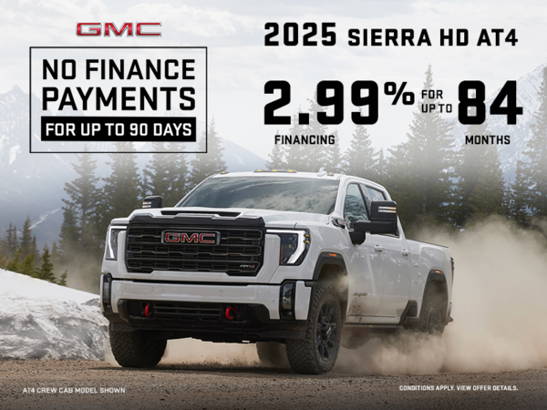 The 2025 GMC Sierra HD AT4