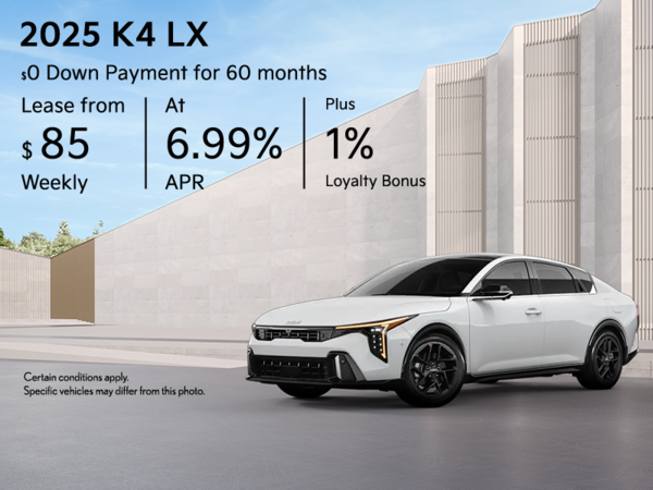 Get the 2025 Kia K4!
