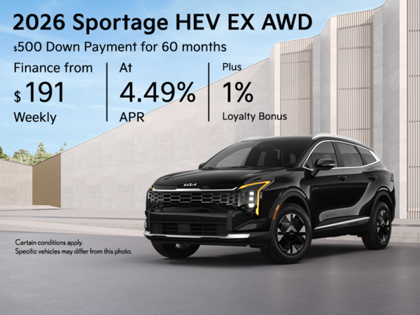 Get the 2026 Kia Sportage!