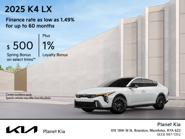 Get the 2025 Kia K4!