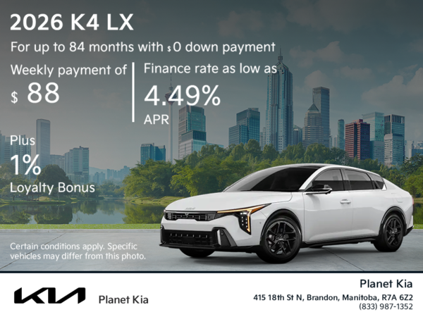 Get the 2025 Kia K4!