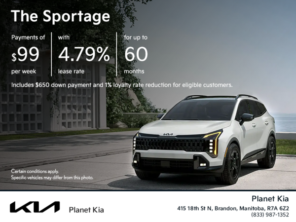 Get the 2026 Kia Sportage!