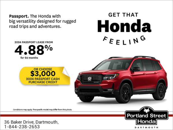 Get the 2024 Honda Passport!